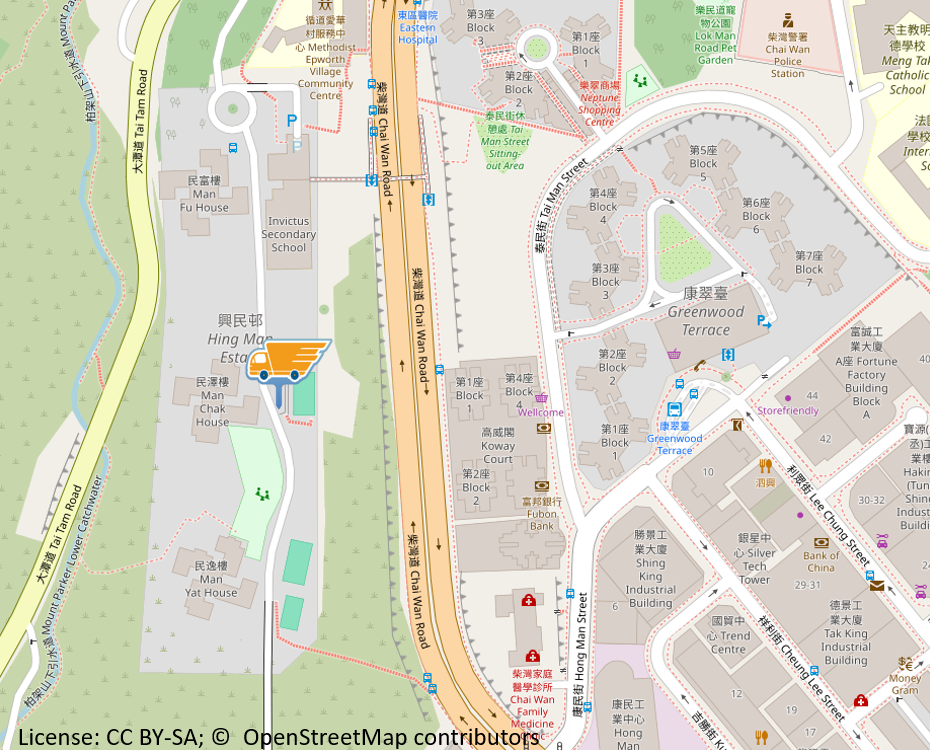 Map of Hing Man Estate